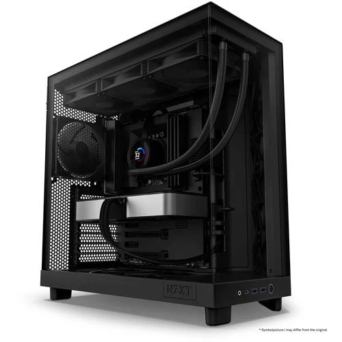 Caixa ATX NZXT H6 Flow - Preto + Vidro Temperado - Image 6