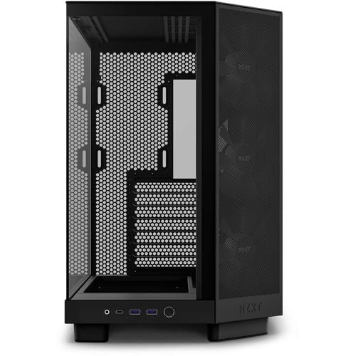 Caixa ATX NZXT H6 Flow - RGB -  Preta + Vidro Temperado - Image 4