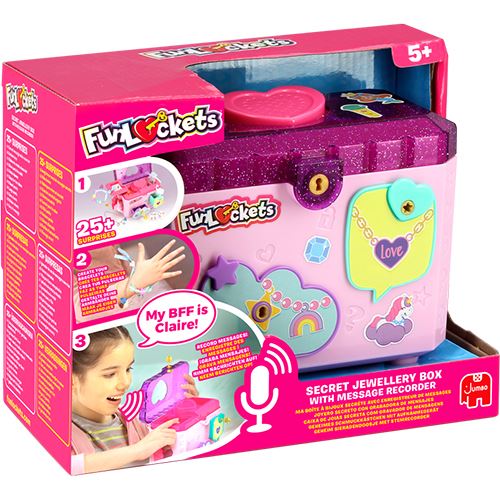 Caixa de Jóias FunLockets com Gravador de Mensagens - Jumbo | Diset - Image 3