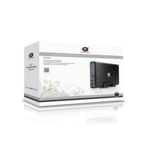 Caixa Externa USB 3.0 para Disco 3.5" HDD SATA Conceptronic (CHD3DUSB3) - Image 3