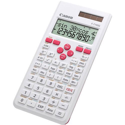 Calculadora Científica Canon F-715SG - Branco | Rosa - Image 3