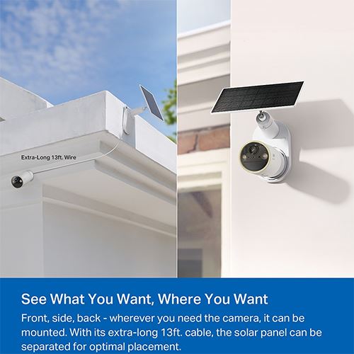 Câmara de Segurança com Painel Solar TP-Link Tapo C460 KIT - 4K - Wi-Fi - Image 7