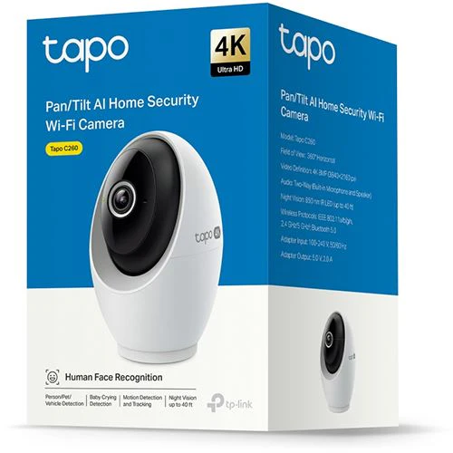Câmara de Segurança TP-Link Tapo C260 - 4K - Wi-Fi - Image 12