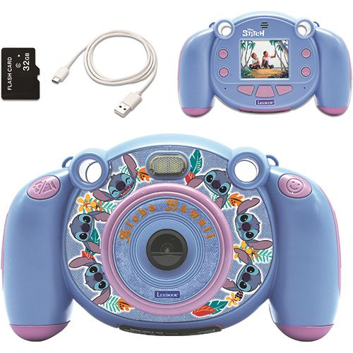 Câmara Fotográfica Digital Starcam® HD Disney Classics Stitch com Cartão SD 8GB- Lexibook - Image 4