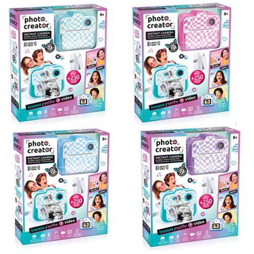 Câmera Instantanêa Photo Creator Multifunção e Impressão - 3 em 1 - Canal Toys - Envio Aleatório