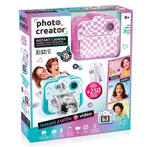 Câmera Instantanêa Photo Creator Multifunção e Impressão - 3 em 1 - Canal Toys - Envio Aleatório - Image 2