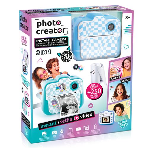 Câmera Instantanêa Photo Creator Multifunção e Impressão - 3 em 1 - Canal Toys - Envio Aleatório - Image 4
