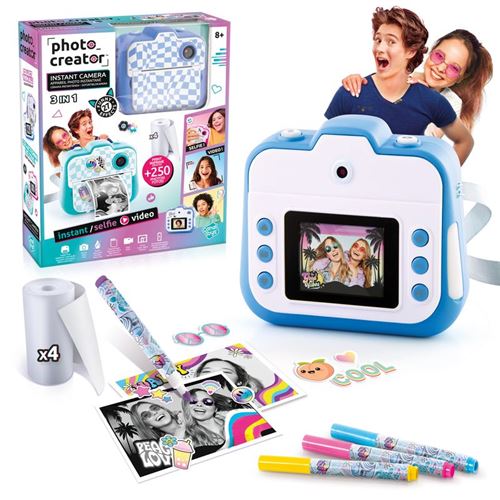 Câmera Instantanêa Photo Creator Multifunção e Impressão - 3 em 1 - Canal Toys - Envio Aleatório - Image 6