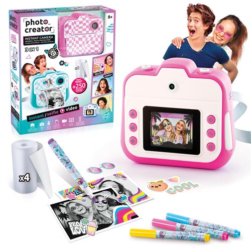 Câmera Instantanêa Photo Creator Multifunção e Impressão - 3 em 1 - Canal Toys - Envio Aleatório - Image 7
