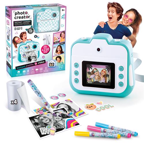 Câmera Instantanêa Photo Creator Multifunção e Impressão - 3 em 1 - Canal Toys - Envio Aleatório - Image 8