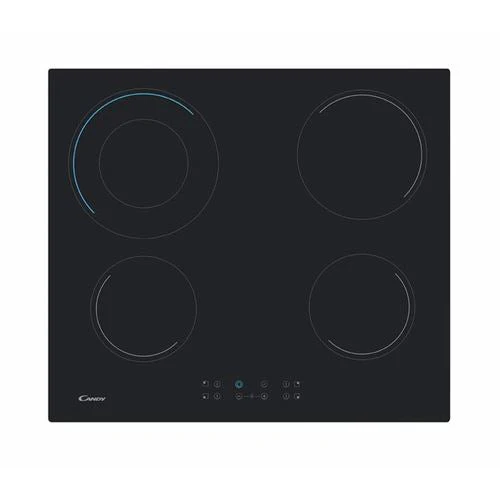 Placa de Vitrocerâmica Candy Timeless CH64DCT | Elétrica | 59 cm | 4 Zonas | Preto - Image 2