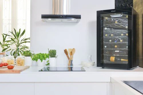 Cave de Vinho Candy CWC 150 EM/N | 84,5x49x55 cm | 41 Garrafas | G | Preto - Image 2