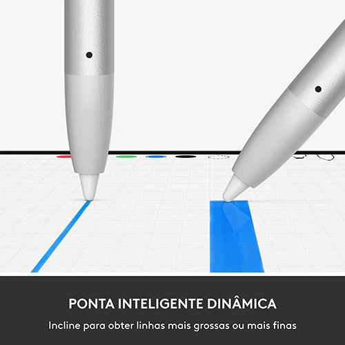 Lápis Digital Logitech Crayon para iPad - Prateado - Image 2