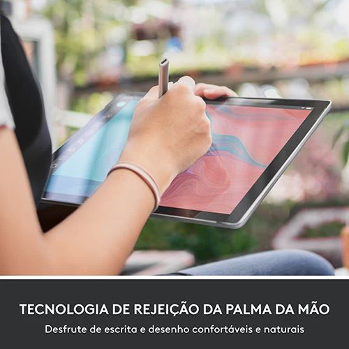 Lápis Digital Logitech Crayon para iPad - Prateado - Image 8