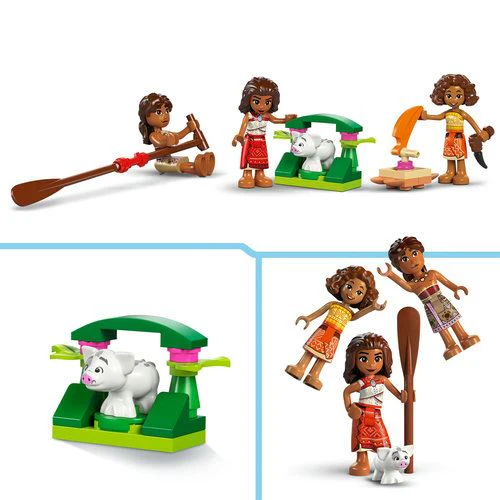 LEGO Disney Princess 43270 - Canoa de Aventuras da Vaiana - Image 5