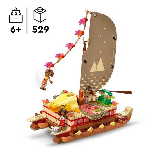 LEGO Disney Princess 43270 - Canoa de Aventuras da Vaiana - Image 7