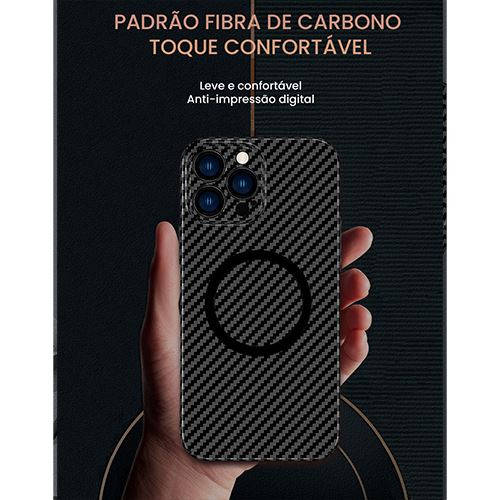 Capa 4-OK com MagSafe para Apple iPhone 14 Pro - Carbon - Image 5