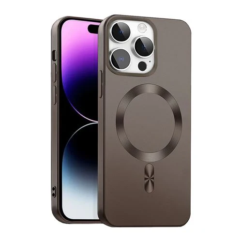 Capa 4-OK Metalizada com MagSafe para Apple iPhone 15 Pro Max - Grafite