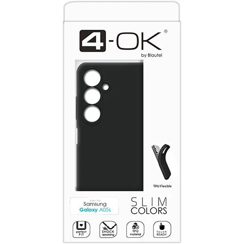 Capa 4-OK Ultra Slim para Samsung Galaxy A05S - Preto - Image 2