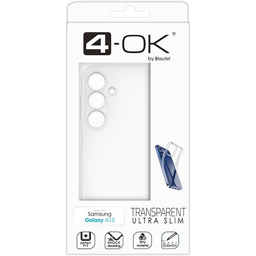 Capa 4-OK Ultra Slim Protek 0.2 para Samsung Galaxy A15 - Transparente - Image 2