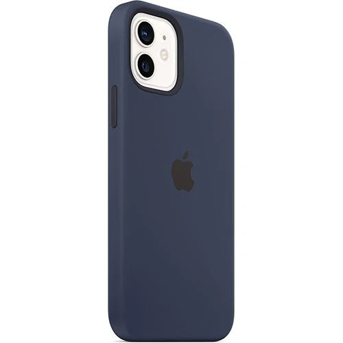 Capa em Silicone Apple com MagSafe para iPhone 12 / iPhone 12 Pro - Azul Profundo - Image 2