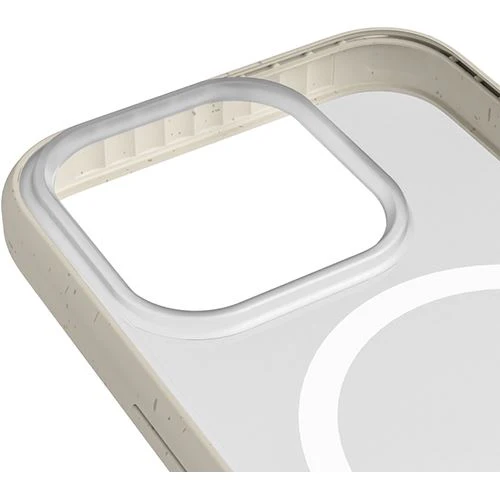 Capa Bio Woodcessories com MagSafe para Apple iPhone 14 Pro Max - Branco Transparente - Image 11