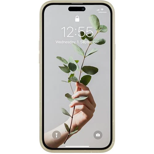 Capa Bio Woodcessories com MagSafe para Apple iPhone 14 Pro Max - Branco Transparente - Image 2