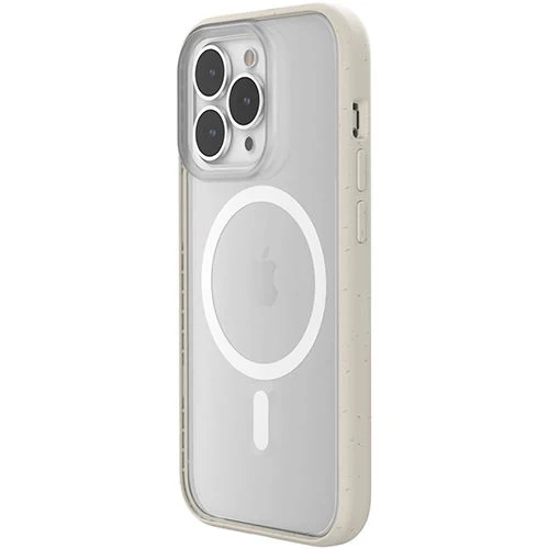 Capa Bio Woodcessories com MagSafe para Apple iPhone 14 Pro Max - Branco Transparente - Image 5