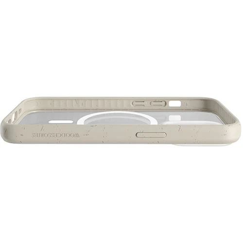 Capa Bio Woodcessories com MagSafe para Apple iPhone 14 Pro Max - Branco Transparente - Image 8