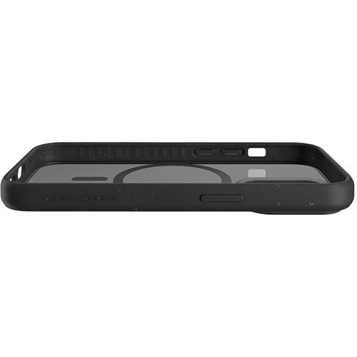 Capa Bio Woodcessories com MagSafe para Apple iPhone 14 Pro - Preto Transparente - Image 9