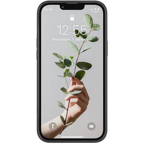 Capa Bio Woodcessories para Apple iPhone 14 - Preto Transparente - Image 2