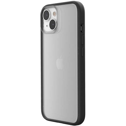 Capa Bio Woodcessories para Apple iPhone 14 - Preto Transparente - Image 4