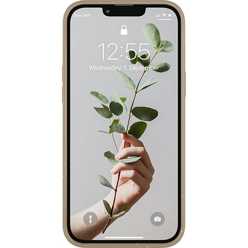 Capa Bio Woodcessories para Apple iPhone 14 - Taupe Brown - Image 2