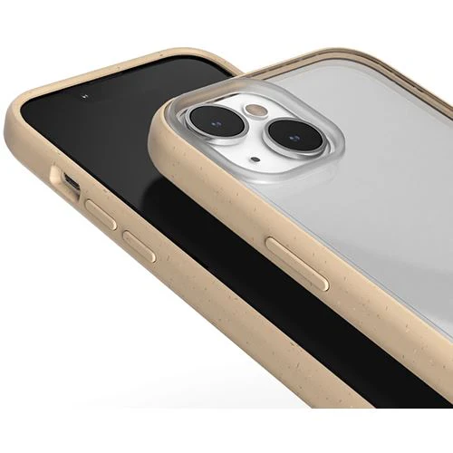Capa Bio Woodcessories para Apple iPhone 14 - Taupe Brown - Image 6