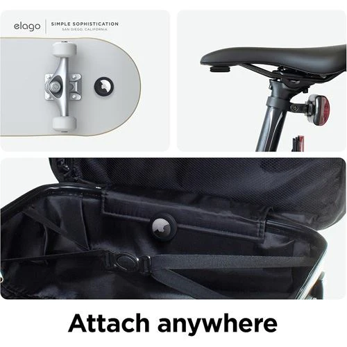 Capa (Bumper) Silicone Autocolante Elago para AirTag - Preto - Image 3