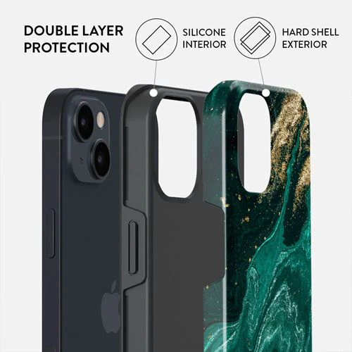 Capa Burga em Silicone para iPhone 15 - Emerald Pool - Image 2