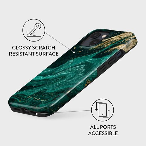 Capa Burga em Silicone para iPhone 15 - Emerald Pool - Image 3