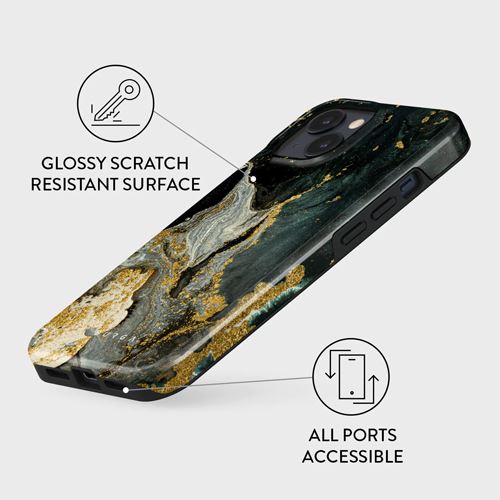 Capa Burga em Silicone para iPhone 15 - Northern Lights - Image 2