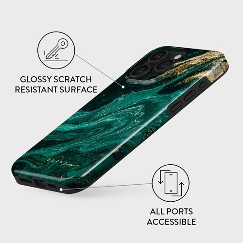 Capa Burga em Silicone para iPhone 15 Pro Max- Emerald Pool - Image 3