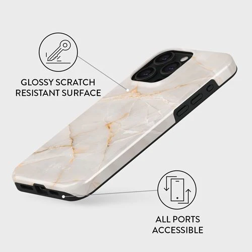 Capa Burga em Silicone para iPhone 15 Pro Max- Vanilla Sand - Image 3