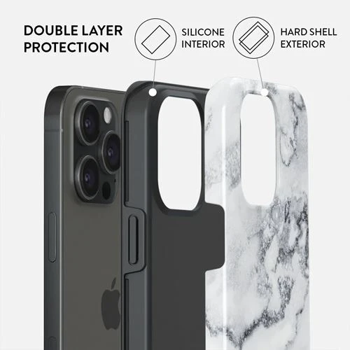 Capa Burga em Silicone para iPhone 15 Pro Max - White Winter - Image 2