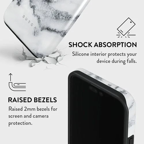 Capa Burga em Silicone para iPhone 15 Pro Max - White Winter - Image 4