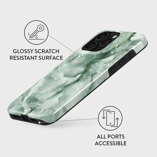 Capa Burga em Silicone para iPhone 15 Pro - Pistachio Cheesecake - Image 2
