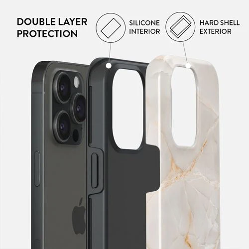 Capa Burga em Silicone para iPhone 15 Pro - Vanilla Sand - Image 2