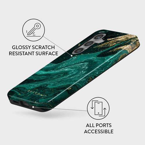 Capa Burga em Silicone para Samsung Galaxy S24- Emerald Pool - Image 3
