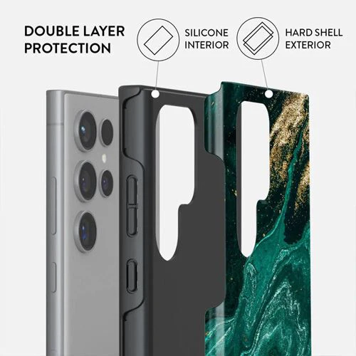 Capa Burga em Silicone para Samsung Galaxy S24 Ultra - Emerald Pool - Image 2
