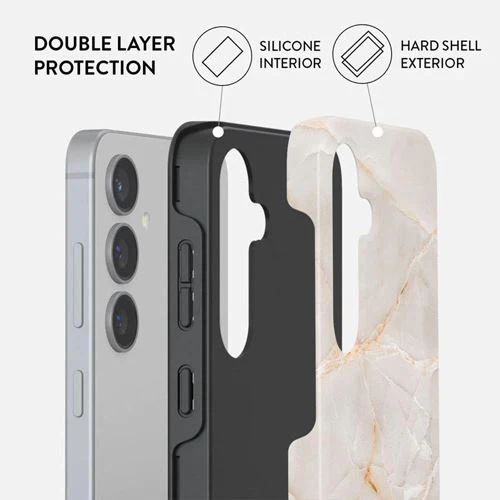 Capa Burga em Silicone para Samsung Galaxy S24 - Vanilla Sand - Image 2
