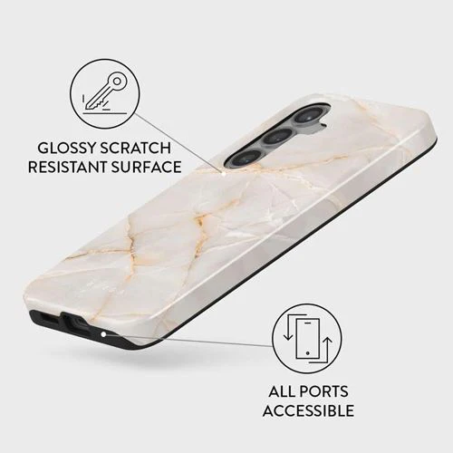 Capa Burga em Silicone para Samsung Galaxy S24 - Vanilla Sand - Image 3