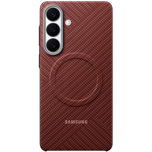 Capa Carbono Magnética Samsung para Galaxy S26+ - Vermelho Coral - Image 3