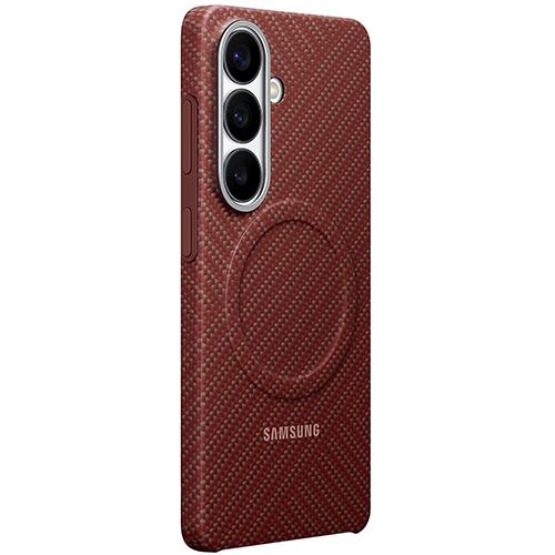 Capa Carbono Magnética Samsung para Galaxy S26 - Vermelho Coral - Image 4